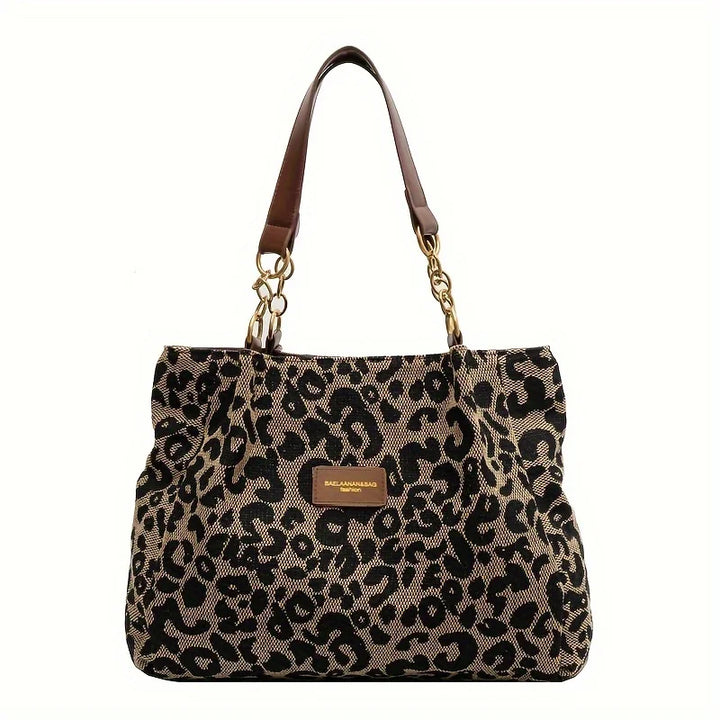 Lisanne | LUXURIÖSE UMHÄNGETASCHE MIT LEOPARDENMUSTER