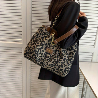 Lisanne | LUXURIÖSE UMHÄNGETASCHE MIT LEOPARDENMUSTER