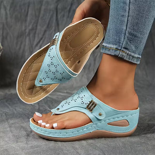 CALIRA™ | BEQUEME KEILSANDALEN