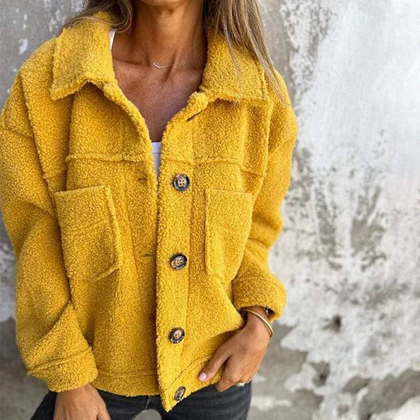 BECKY™ | JACKE MIT KNÖPFEN