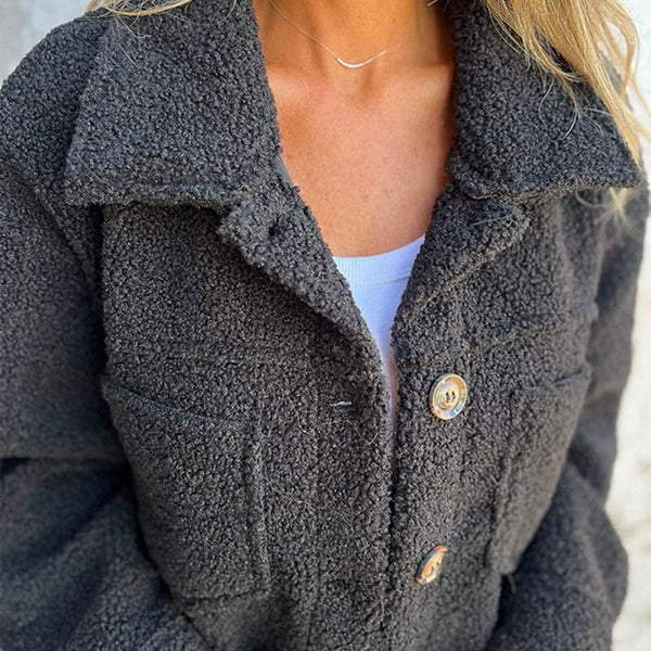 BECKY™ | JACKE MIT KNÖPFEN