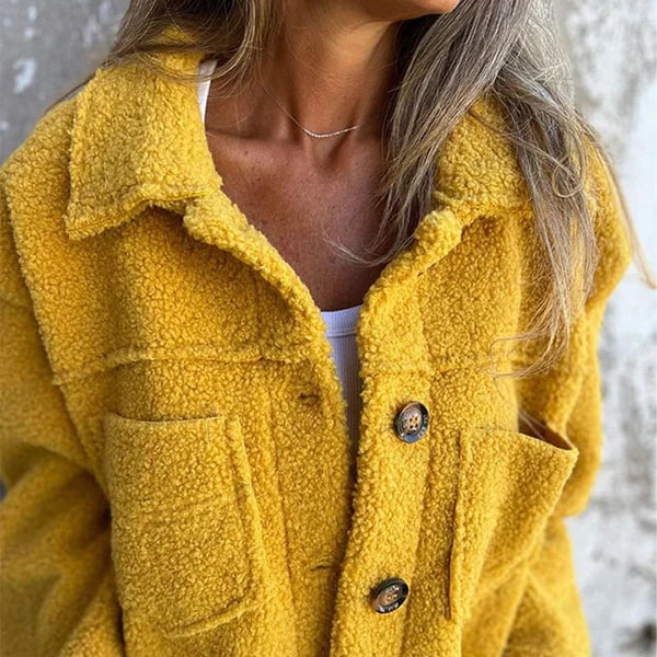 BECKY™ | JACKE MIT KNÖPFEN