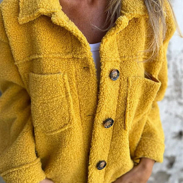 BECKY™ | JACKE MIT KNÖPFEN